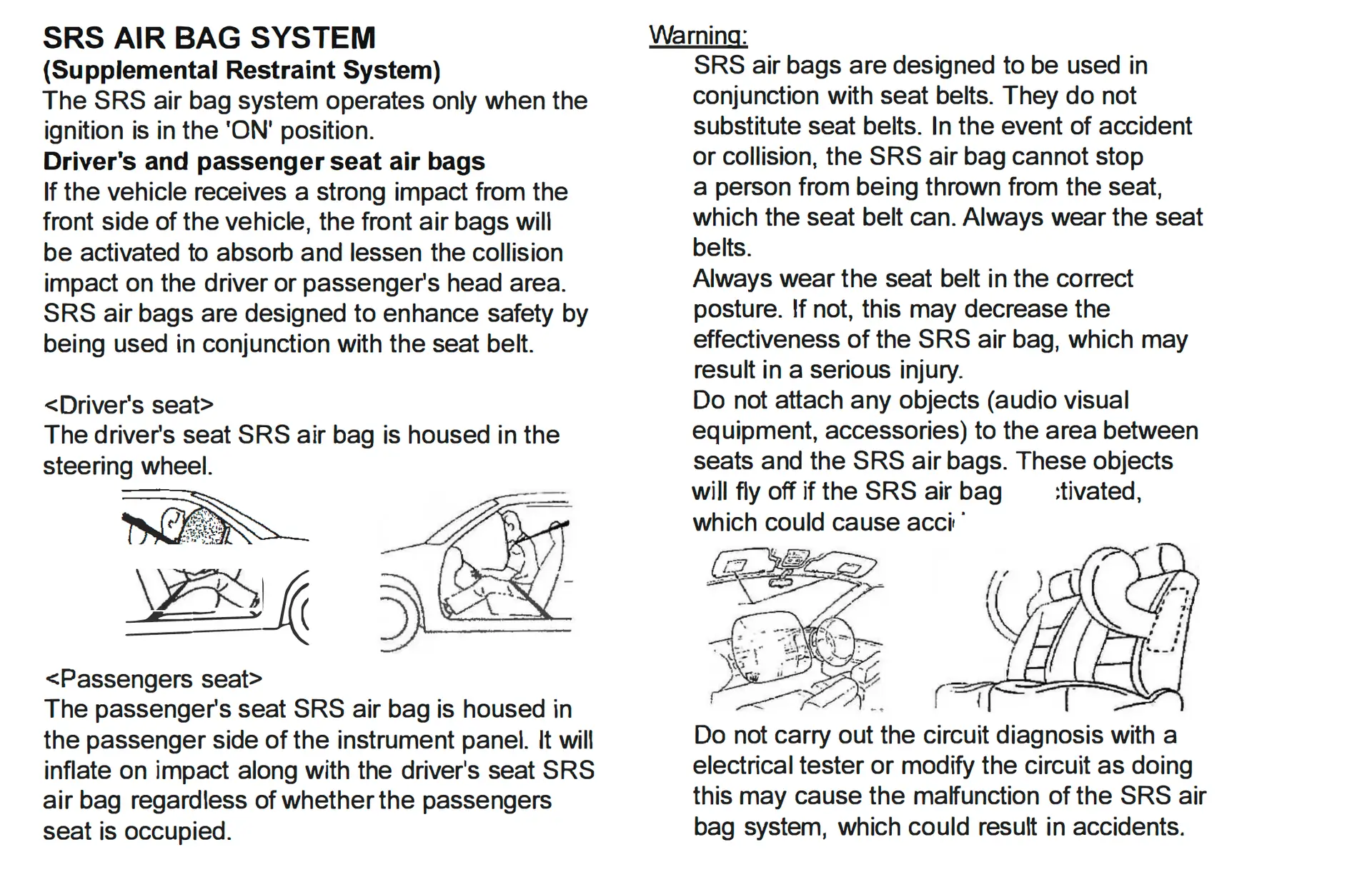 Nissan Elgrand E50 PDF English Owners Manual - Image 6
