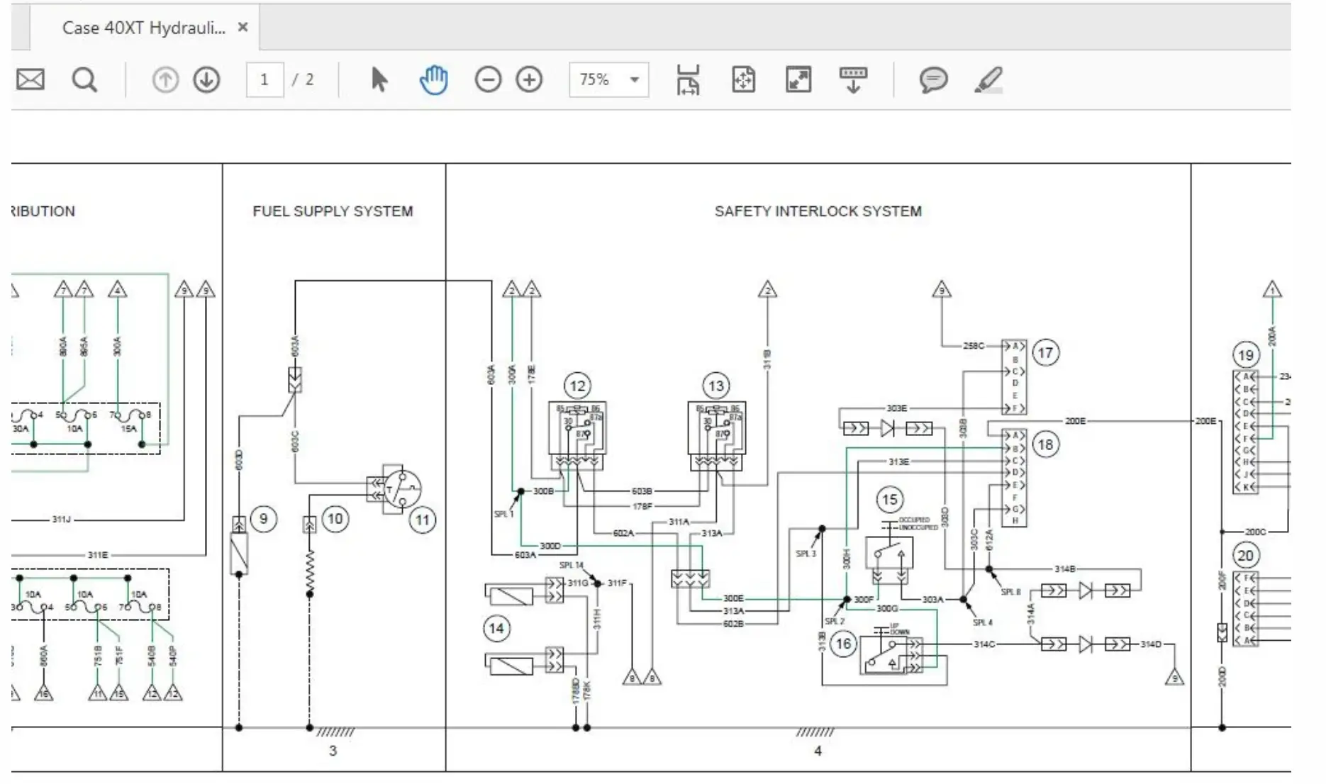 Case 40XT 60XT 70XT Skid Steer Loader PDF Workshop Wiring and Parts Manual - Image 4
