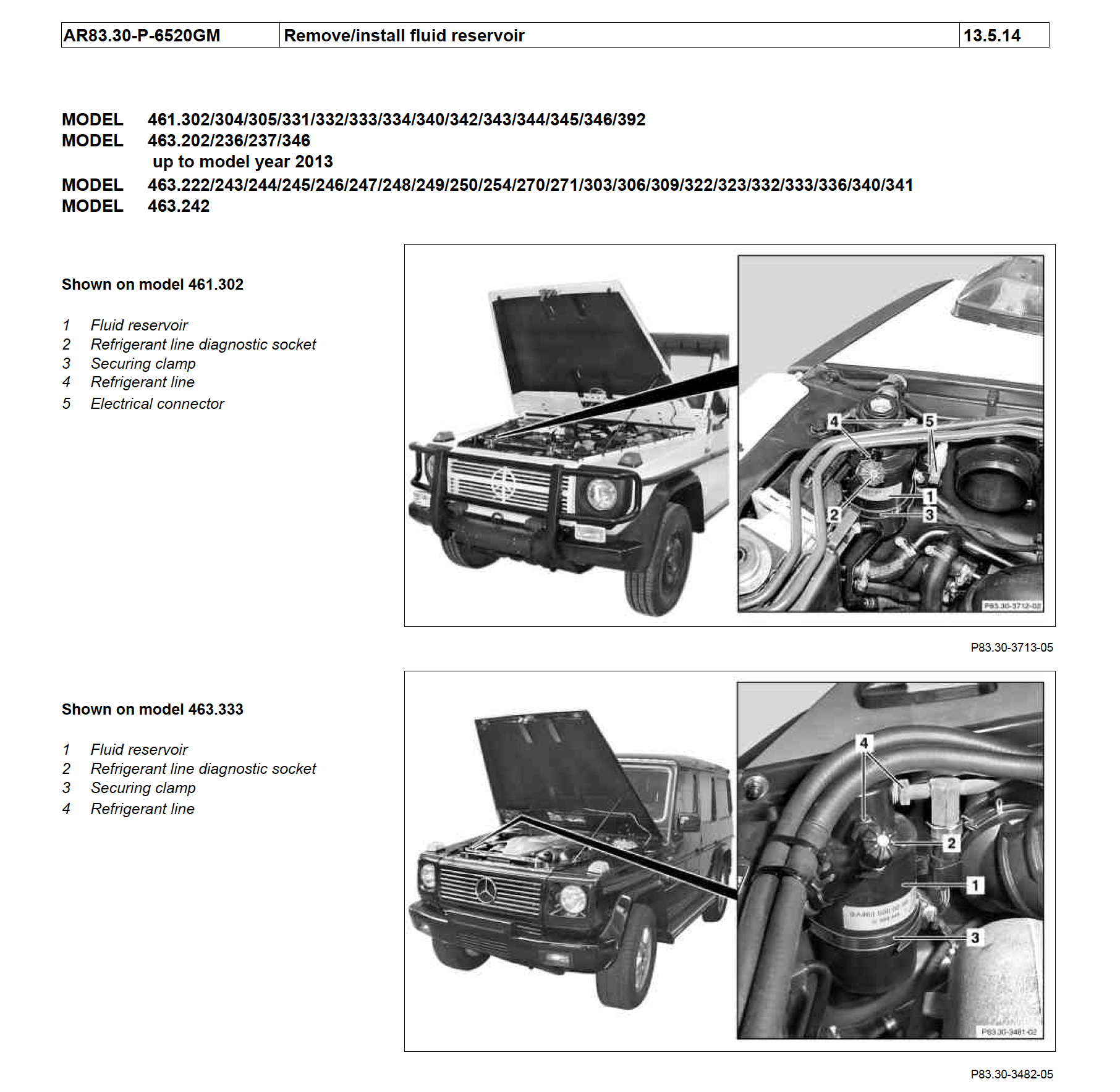 Mercedes G-Class G-Wagon W463 W463A PDF Workshop Manual 2007-2022 - Image 4