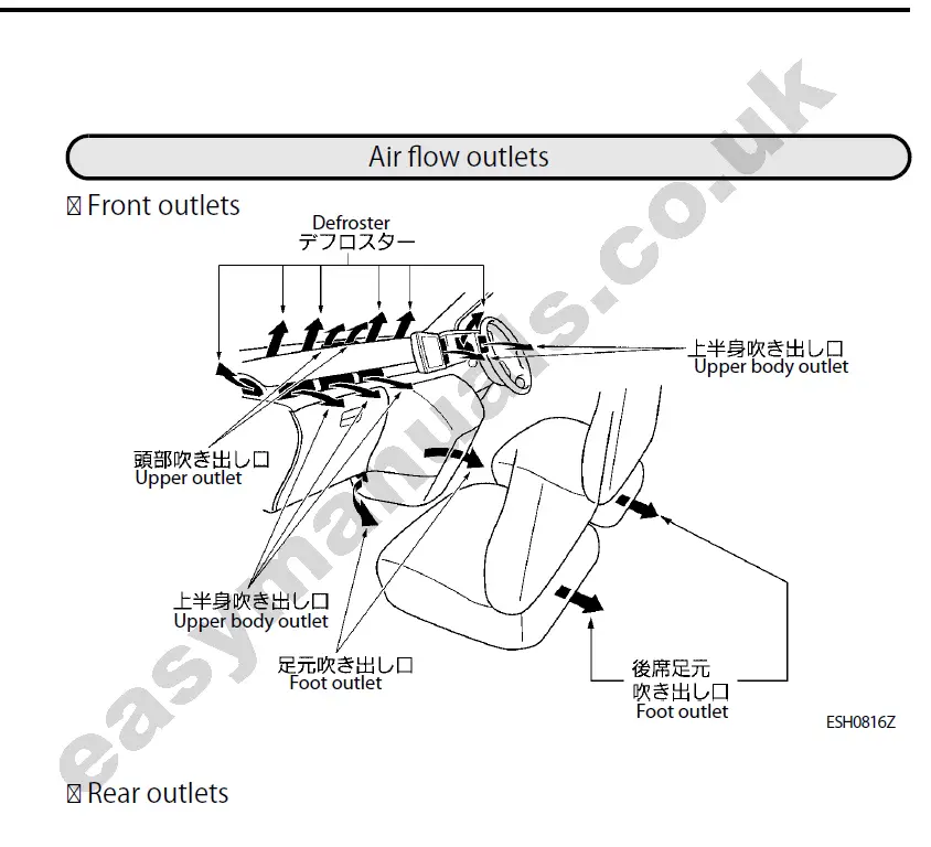Nissan Elgrand E51 English Owners Manual & Free Elgrand User Guide Book - Image 4