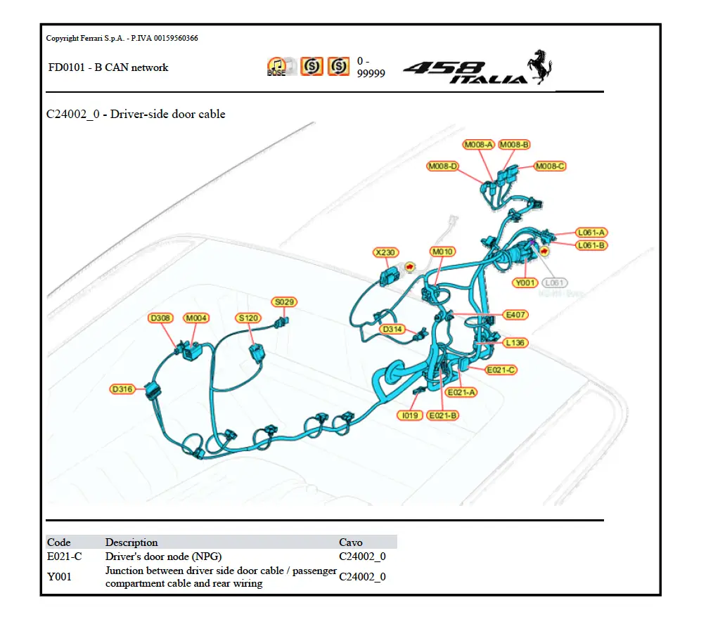 Ferrari 458 PDF Workshop Service Repair Manual 2009-2015 - Image 7